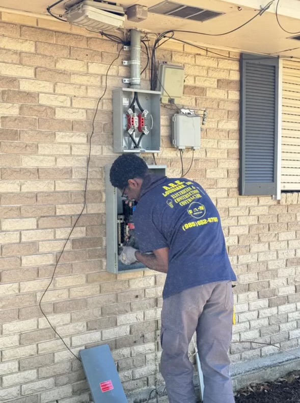 are louisiana worker doing electrician services - electrician in laplace