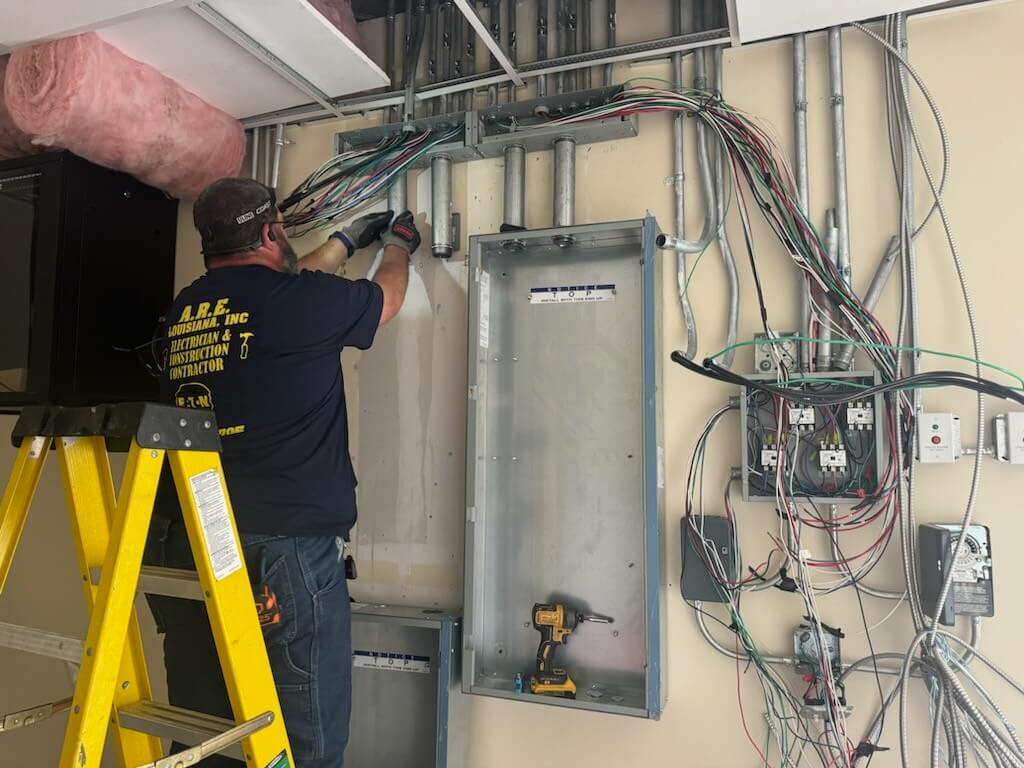 are louisiana worker doing electrician services - electrician in laplace